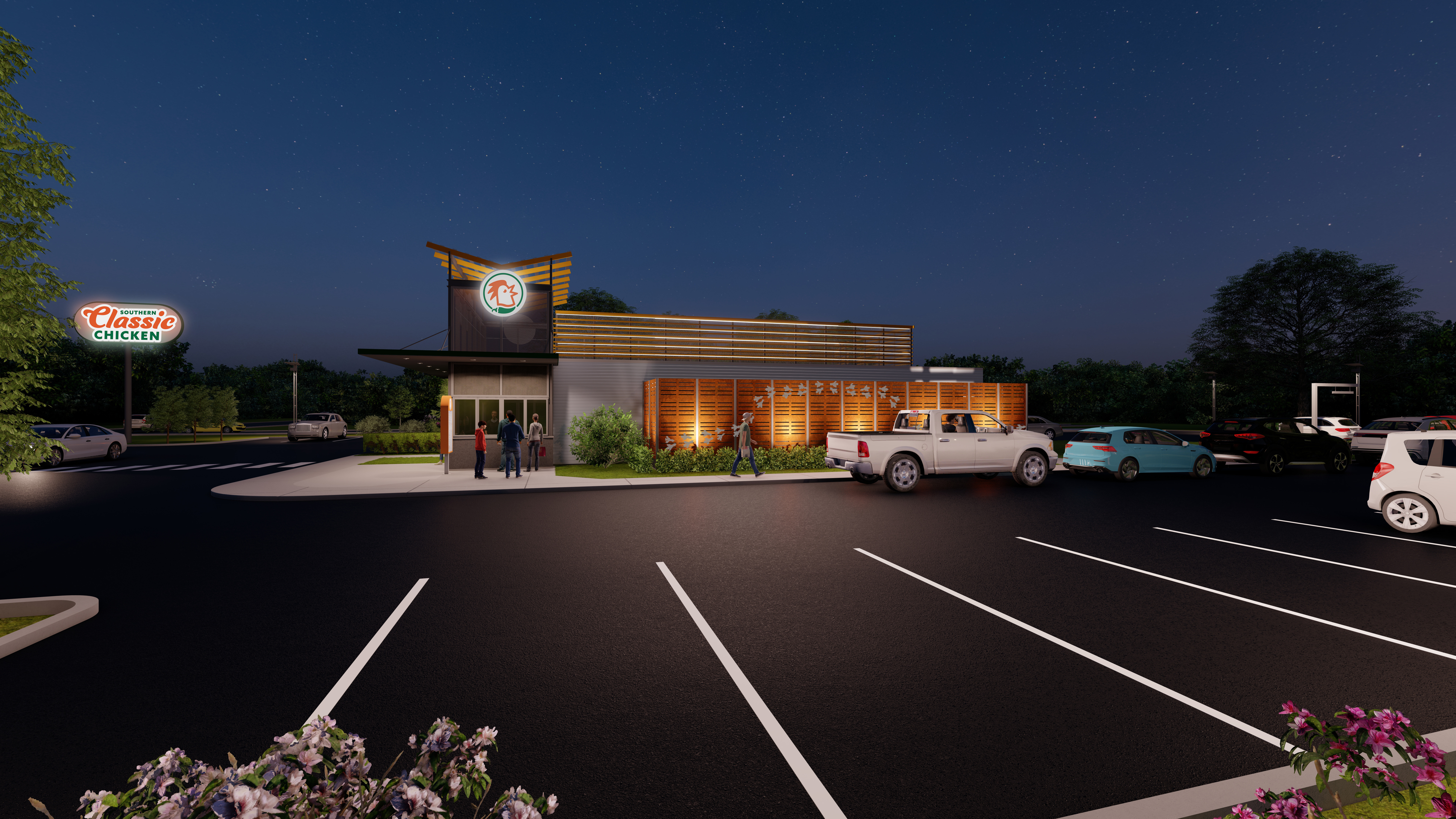 Southern Classic Chicken canopy detail